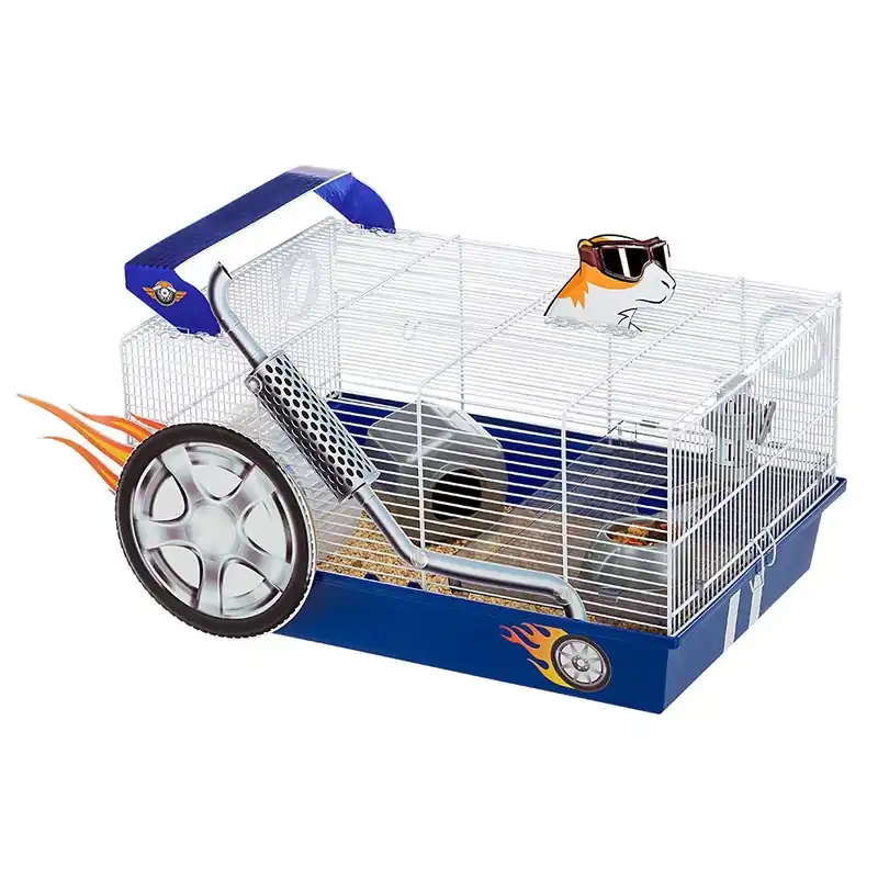 Aanbieding ferplast dragster díszített hörcsögketrec