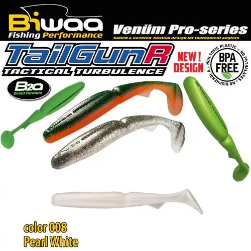 Biwaa TAILGUNR 3.5" 9cm 008 Pearl White Superprijs