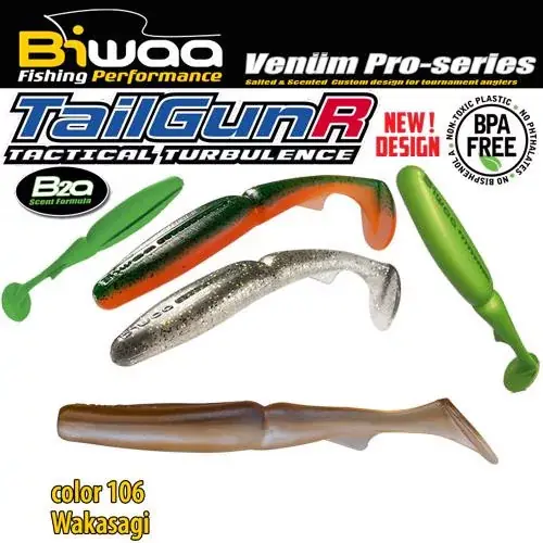 Biwaa TAILGUNR 3.5" 9cm 106 Wakasagi Bestseller