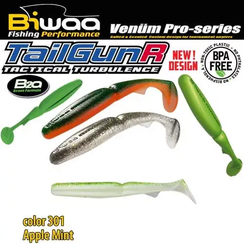 Flitsaanbieding Biwaa TAILGUNR 3.5" 9cm 301 Apple Mint
