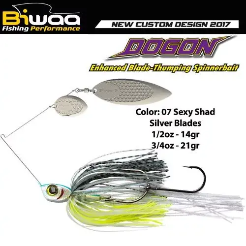 Biwaa SPINNERBAIT DOGON 1/2oz 14gr 07 Sexy Shad-Silver Blade Betaalbaar