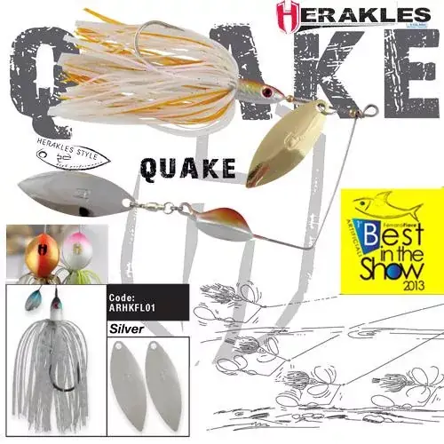 Op = Op SPINNERBAIT QUAKE 5/8oz 17.5gr Silver