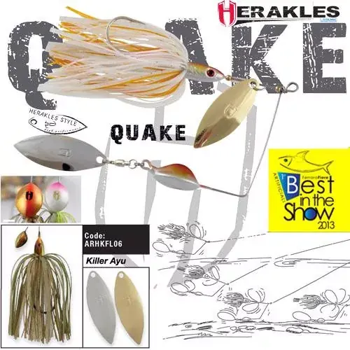 SPINNERBAIT QUAKE 5/8oz 17.5gr Killer Ayu Speciale Aanbieding