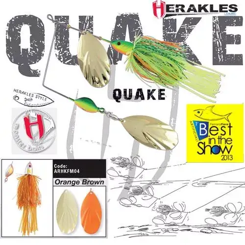 Merkproduct SPINNERBAIT QUAKE 1 1/2oz 42gr Orange/Brown