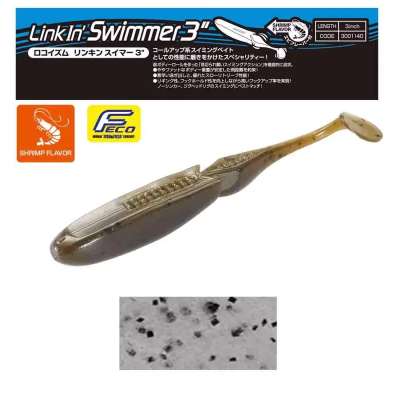 Fabrieksprijs TIEMCO LINKIN SWIMMER 3" 7.6cm Color 161