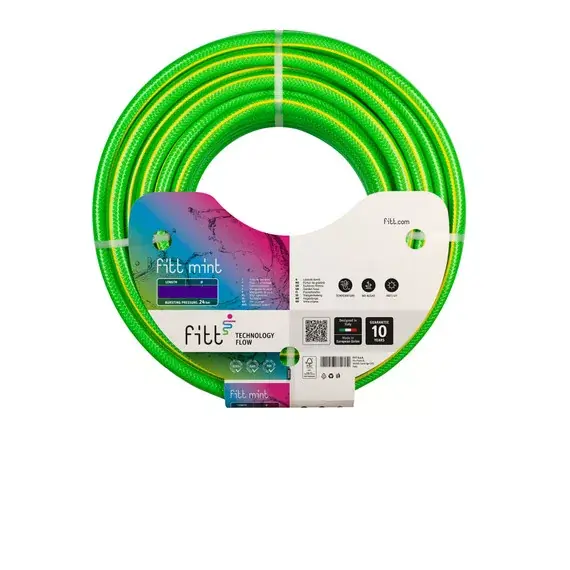 Koop Vandaag Locsolótömlő FITT SUN New 1/2" / 25fm zöld sárga csíkka