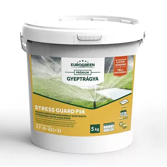 EUROGREEN Stress Guard stresszkezelő gyeptrágya P56 5 kg (12 Shop Nu