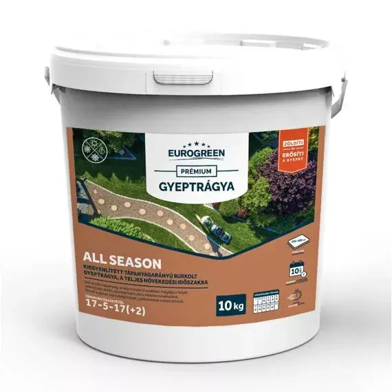 Koop Online EUROGREEN All Season univerzális gyeptrágya 10 kg (250-400m2