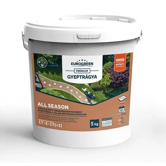 Favoriet EUROGREEN All Season univerzális gyeptrágya 5 kg (125-200m2)