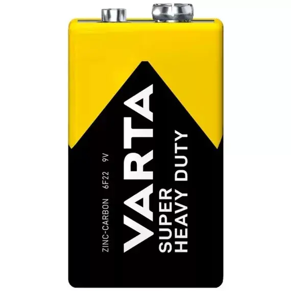 Populair Varta Super Heavy Duty 9V elem, féltartós (6F22)