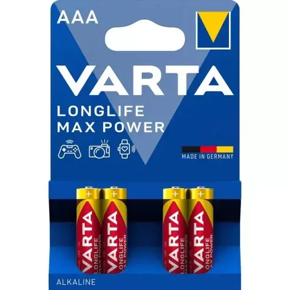 Koop Vandaag Varta Longlife max power AAA mikro elem LR03