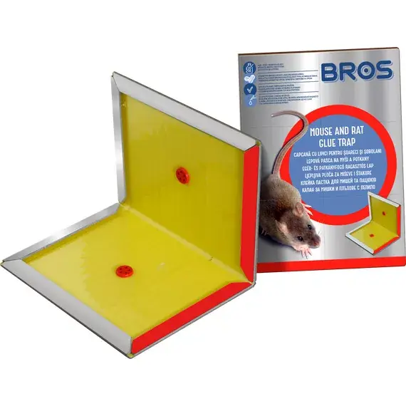 Bros egérfogó ragasztós lap mogyoró aromával (12db/krt.) Tijdelijk Beschikbaar