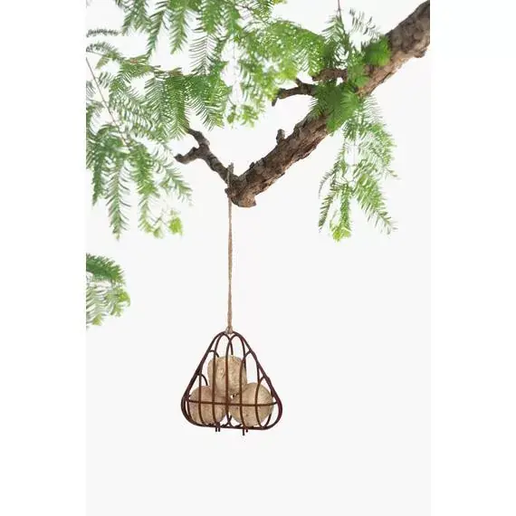 NALA drót madáretető barna háromszög 7,5x20x18,5 Goedkoop