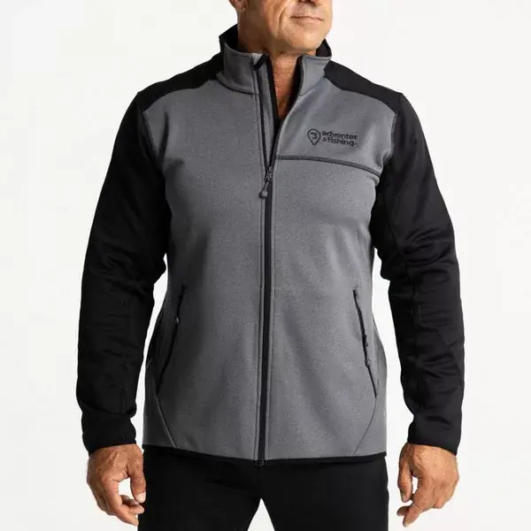 Veilige Betaling ADVENTER WARM PROSTRECH SWEATSHIRT STEEL BLACK PULÓVER L