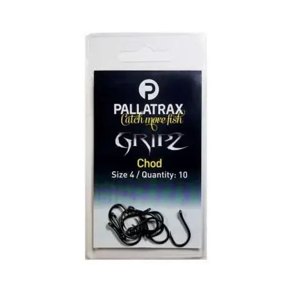Veilige Betaling PALLATRAX GRIPZ CHOD HOOKS (10) SIZE 4