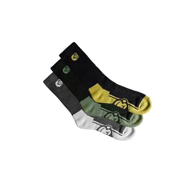 RIDGEMONKEY APEAREL CREW SOCKS 3 PACK SIZE 6-9 ZOKNI Populair