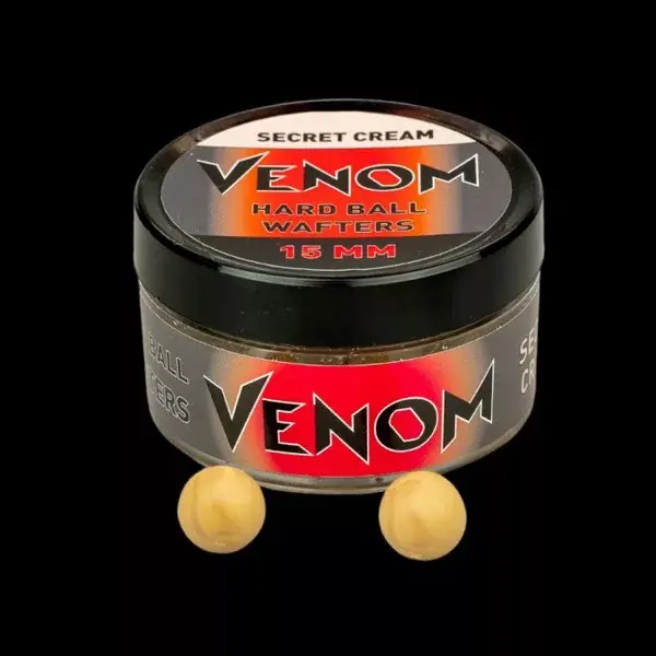 Bestel Nu VENOM HARD BALL WAFTERS 15 MM SECRET CREAM