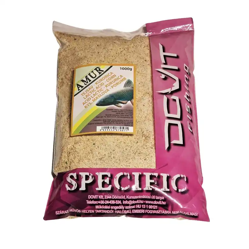 Weekendaanbieding Dovit Amur etetőkeverék 1 kg - Tejsav-Kukorica