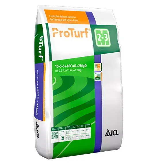 ProTurf 15-5-5+16CaO+2MgO/02-03M/25kg/30g-m2/830m2/50ks-pal Betrouwbaar