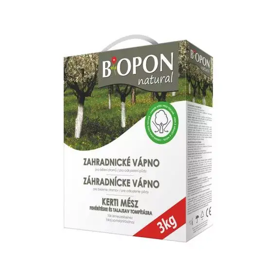 Biopon kerti mész 3kg - ÚJ KISZERELÉS (3db/krt) Populair