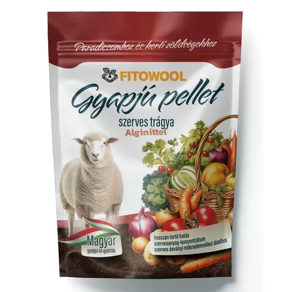 Lage Kosten Fitowool gyapjú pellet paradicsomhoz és kerti zöldséghez 750
