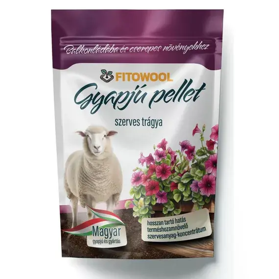 Fitowool gyapjú pellet balkonládába és cserepes növényekhez Hoge Kwaliteit