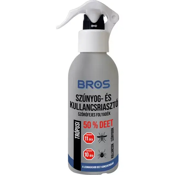 Bros Szúnyog és Kullancsriasztó trópusi, szórófejes 130ml (5 Rechtstreeks Van De Fabrikant