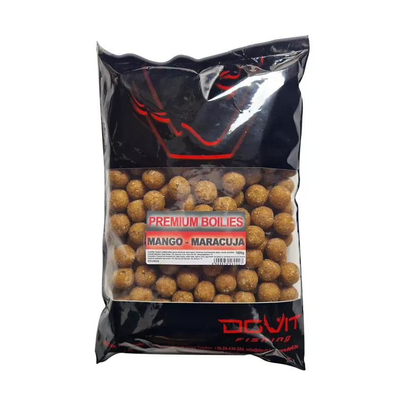 Aanbieding Dovit Prémium Bojli 20mm 1 kg - Mangó - maracuja
