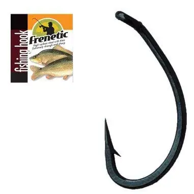 Uitverkoop Frenetic horog FS550 erős modern fekete pontyos horog 2