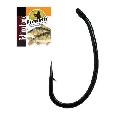 Frenetic horog FS555 erős modern fekete pontyos horog 6 Snelle Levering