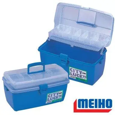 Weekendaanbieding Meiho New city luck 75 műanyag horgász szerszámos láda