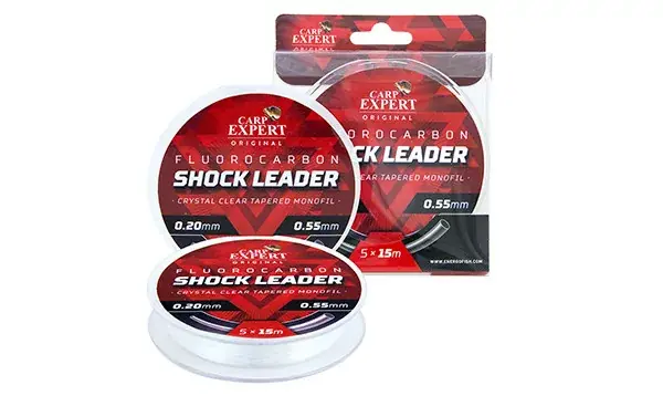 Beperkt Aanbod CARP EXPERT FLUOROCARBON SHOCK LEADER 0.20MM-0.55MM