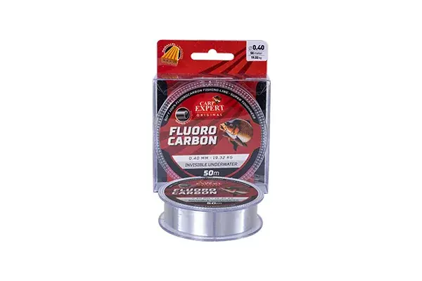 Weekendaanbieding CARP EXPERT FLUOROCARBON 0,2 50M 5,95 TRANSZPARENS