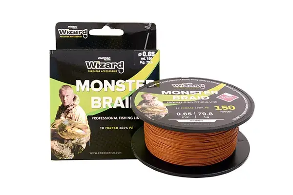 ZSINÓR WIZARD 12X MONSTER BRAID 2x150M 0,76 200LBS Nu Kopen
