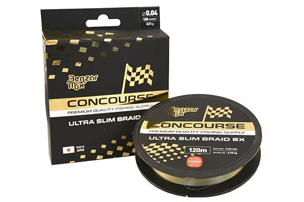 Meest Verkocht BENZAR CONCOURSE ULTRA SLIM 8X BRAID 120M 0.14MM