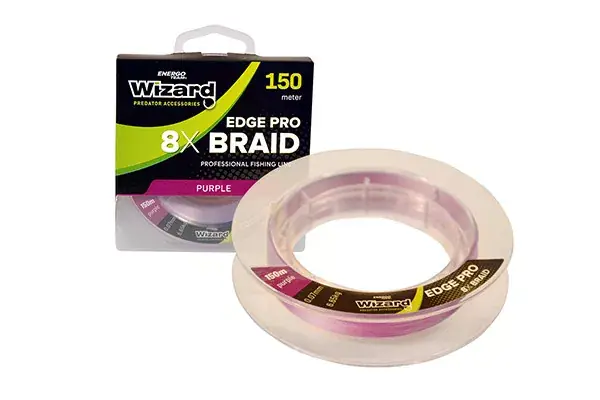 WIZARD EDGE PRO VIOLET 8X 0.08MM BRAID 150M 7,45KG Bestel Nu