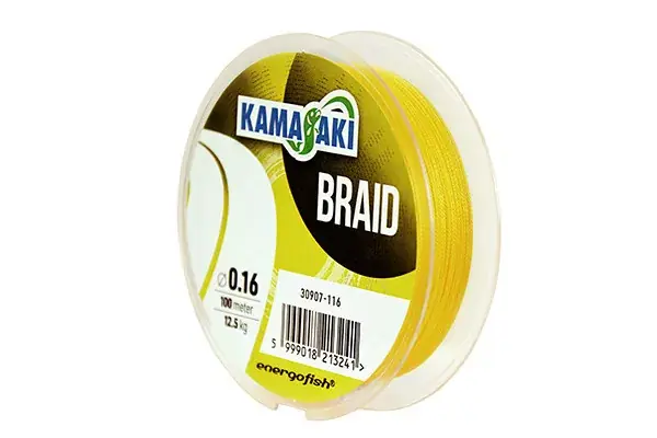 KAMASAKI BRAID YELLOW 0.22MM Beste Prijs