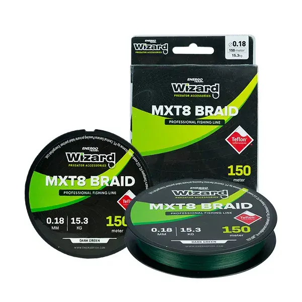 WIZARD MXT8 BRAID 0,18MM 150M 15,3KG Hete Deal