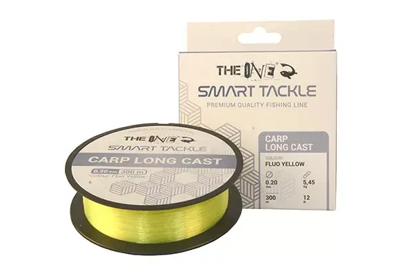 Koopje THE ONE CARP LONG CAST FLUO YELLOW 1200M 0.28MM 10,35KG 22LB