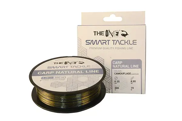 Actieprijs THE ONE CARP NATURAL LINE CAMOUFLAGE 300M 0.35MM 14,45KG 31L
