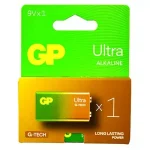 Actieprijs GP ULTRA ALKALINE 1604AU (9V, BLOCK) TARTÓS