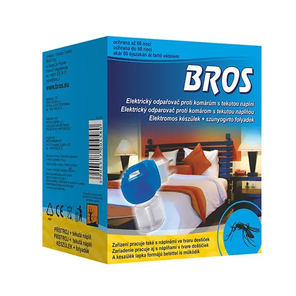 BROS ELEKTROMOS KÉSZÜLÉK+ SZÚNYOGIRTÓ FOLYADÉK Betrouwbaar