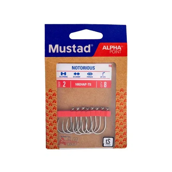 Aanbieding MUSTAD NOTORIOUS, 1/0 7DB/CSOMAG